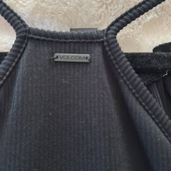 Volcom Black Textured Tank Top - Picture 5 of 5